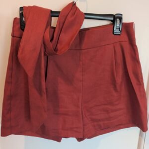 Express Linen Blend Shorts — Size 8