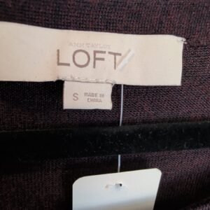 Ann Taylor Loft Burgundy Sweater — Size S