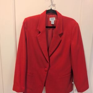 BFA Vintage Red Blazer — Size 14P