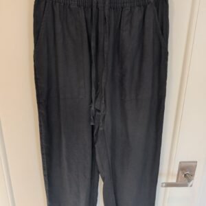 Sigrid Olsen Linen Drawstring Pants — Size XS