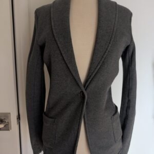 James Perse Cotton Sweatshirt Blazer — Size 4/XL