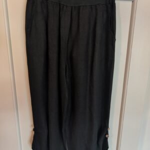 Linen Crop Balloon Pant — Size M