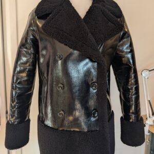 Stand Faux Fur Coat — Size 36/S