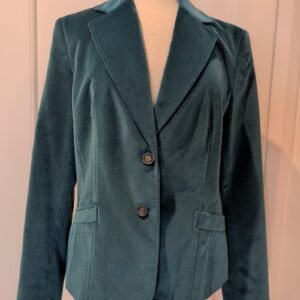 Talbots Cotton-Silk Velvet Blazer — Size 12