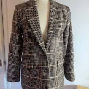Topshop Heritage Check Blazer — Size 6