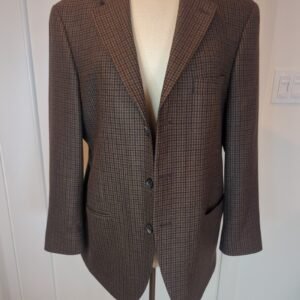 Stafford Checked Blazer — Size L
