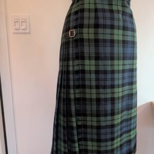 Vintage Meigle Scottish Tartan Wool Kilt Skirt — Size 16