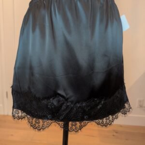 Lace Trimmed Mini skirt — Size S/M