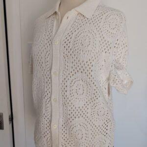 Levi's Sweater Camp Shirt — Size S