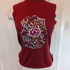 Betsey Johnson Vintage Silk Knit Top — Size L