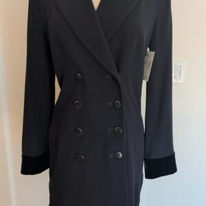 Donna Karan Black Label Vintage Double Breasted Dress — Size 10