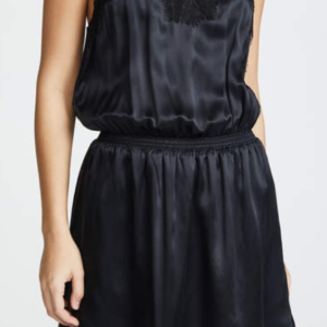 Cami NYC Racer Silk Mini Dress — Size L