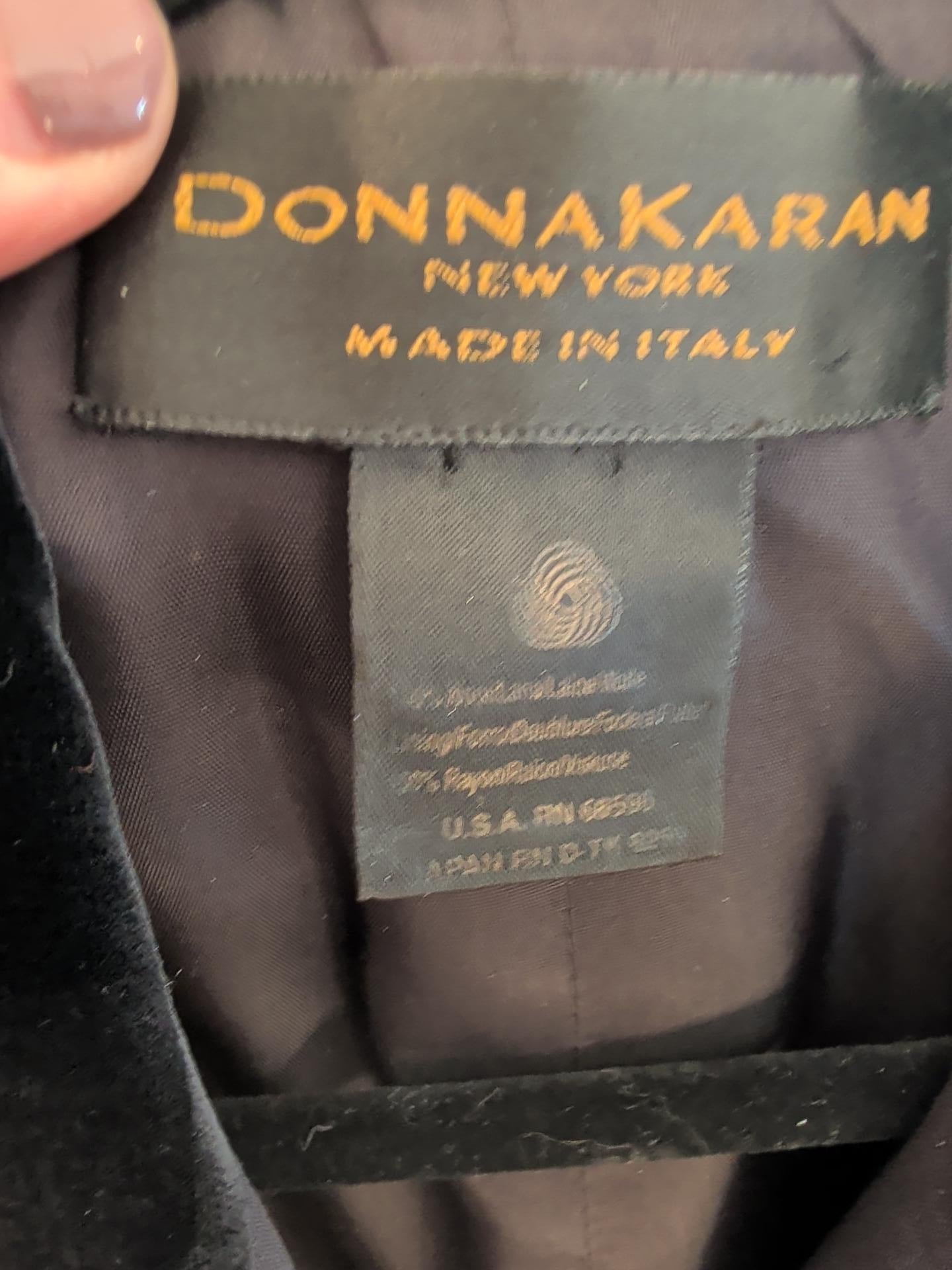 Donna Karan Black Label Vintage Double Breasted Dress — Size 10 - Image 2