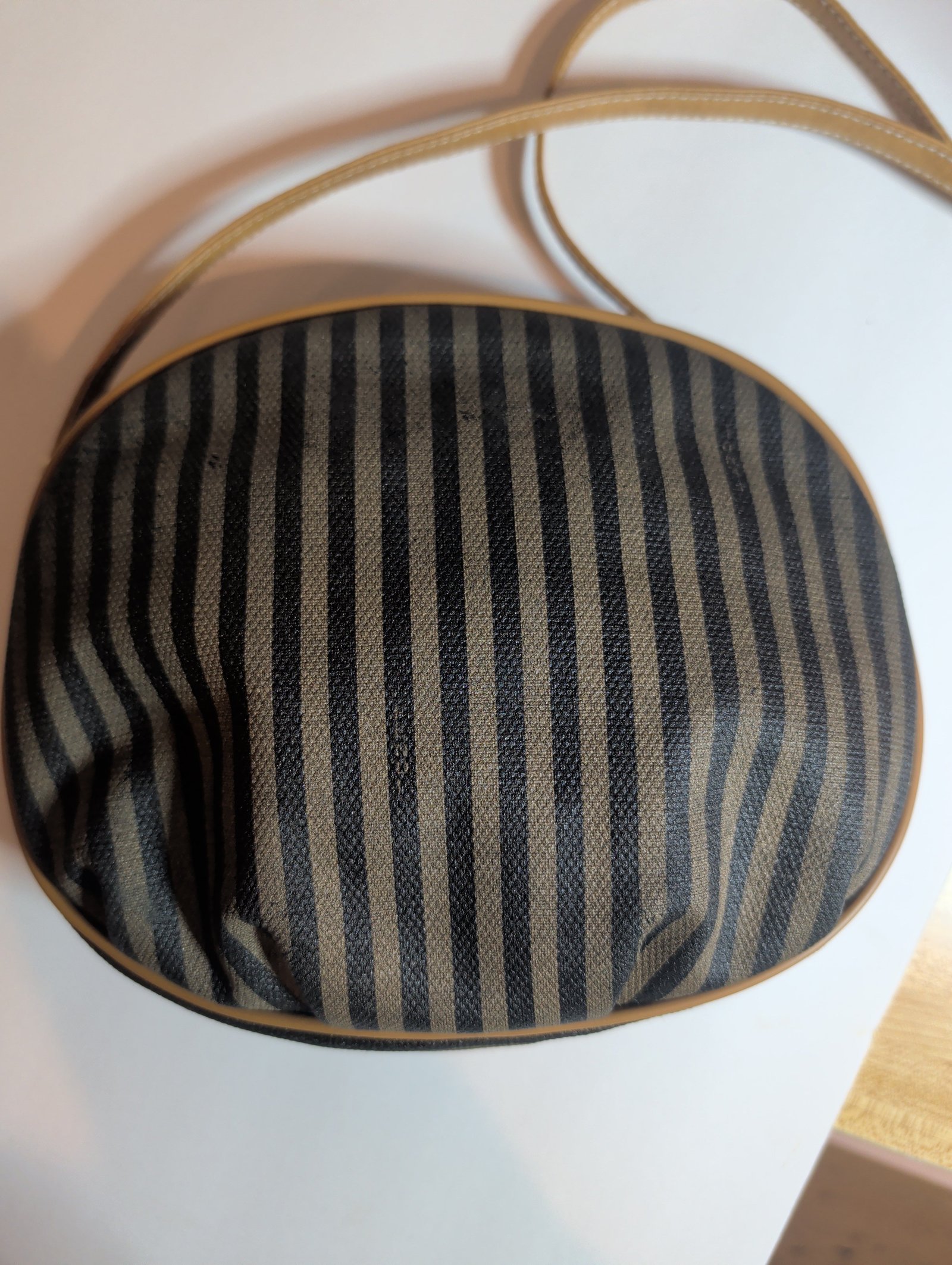 Purse Fendi Pequin Vintage Crossbody Bag - Image 3