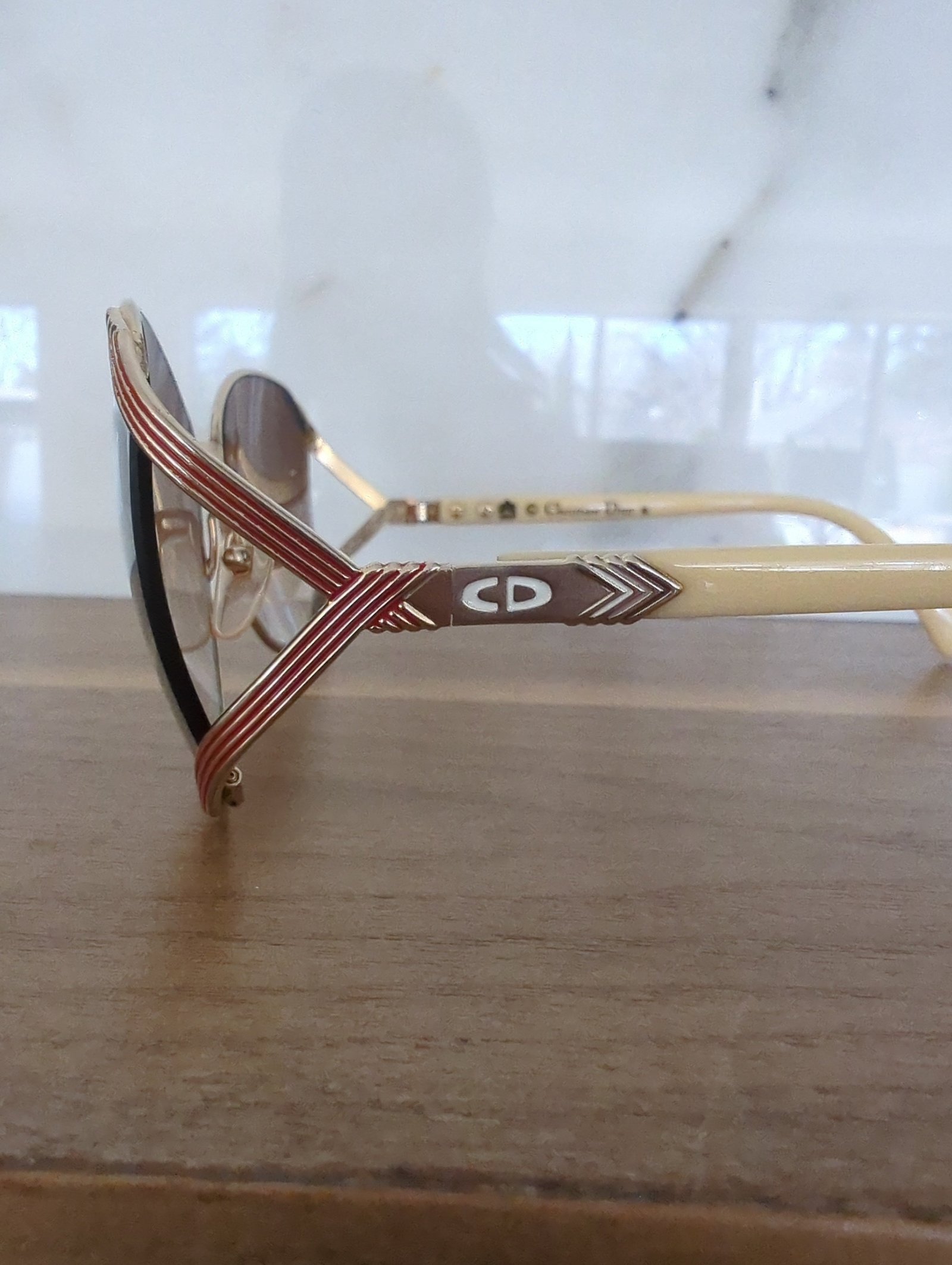 Christian Dior 2289 47 Vintage Oversized Sunglasses - Image 3