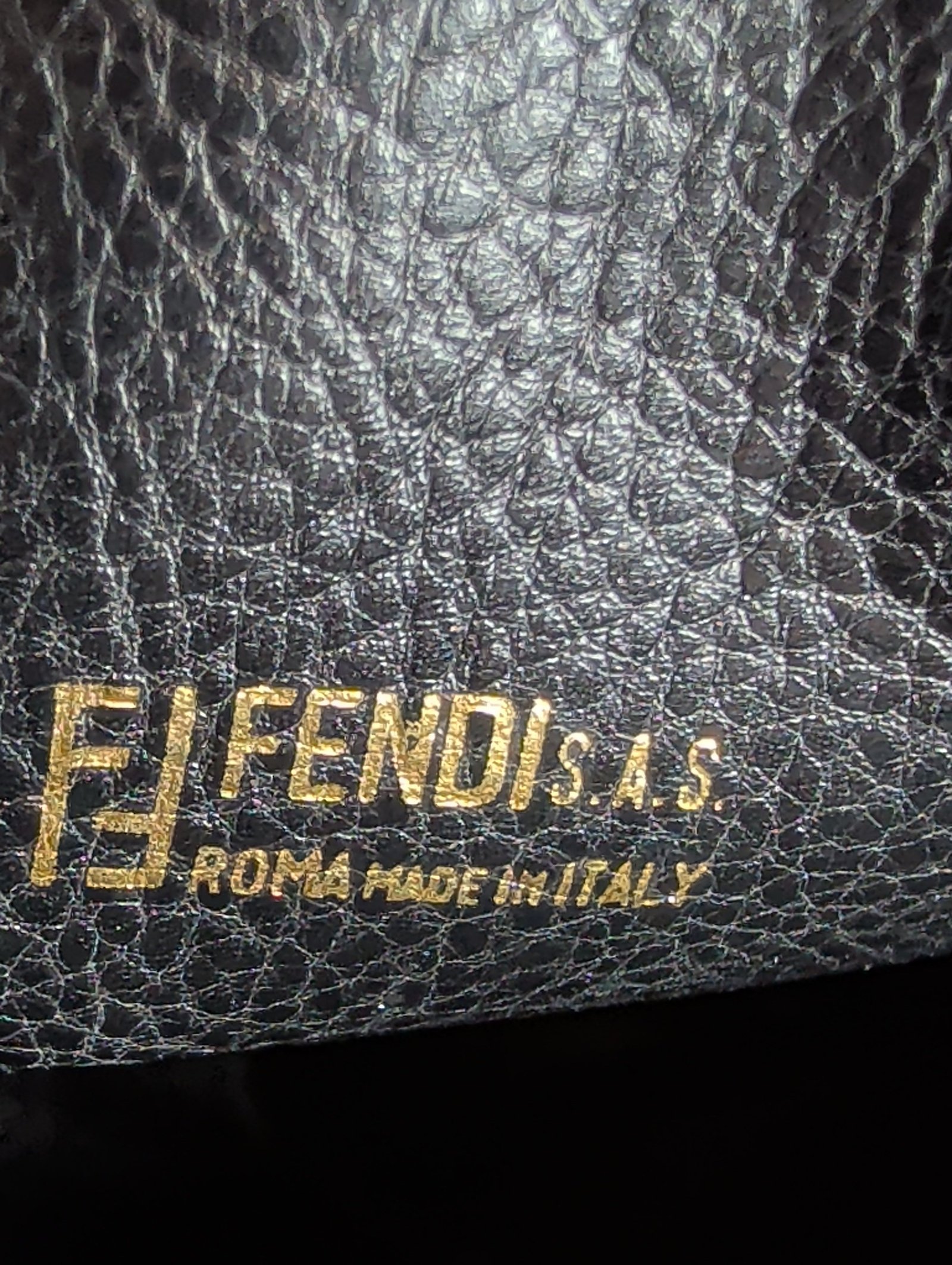 Purse Fendi Pequin Vintage Crossbody Bag - Image 5